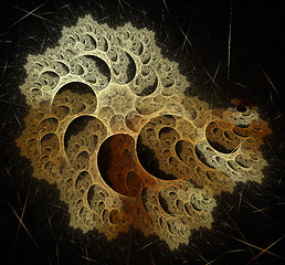 Image showing Abstract flame fractal