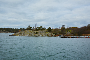 Image showing The fishing boats at Stockholm Archipelago, Sweden