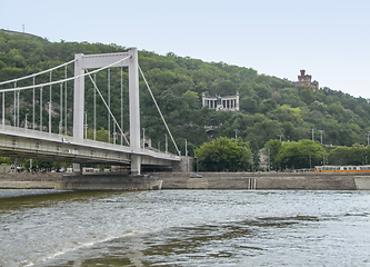 Image showing Elisabeth Bridge in Budapest