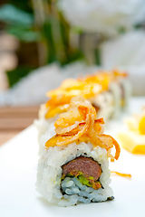 Image showing Japanese sushi rolls Maki Sushi