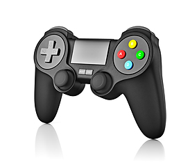 Image showing Gamepad joypad for video game console isolated