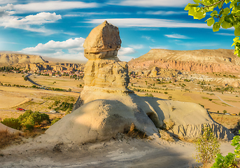 Image showing Stone Sphinx in Cappadocia