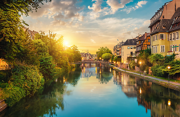 Image showing Strasbourg in the evening