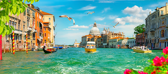 Image showing Summer cityscape of Venice