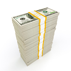 Image showing Money stack