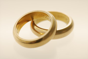 Image showing Old wedding rings