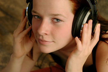 Image showing Enjoying music 7