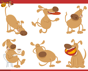 Image showing cute dog cartoon characters