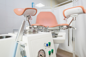 Image showing Gynecological cabinet in modern clinic