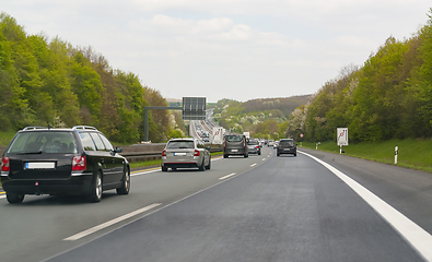 Image showing highway scenery in Southern Germany