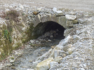 Image showing small stone bridge detail