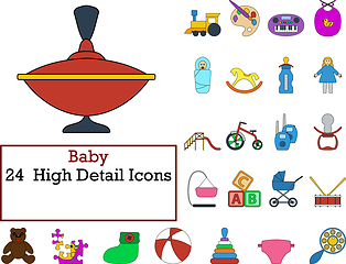 Image showing Baby Icon Set