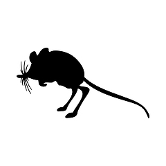 Image showing Spiny Pocket Mice Silhouette