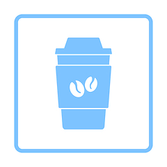 Image showing Outdoor Paper Cofee Cup Icon