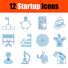Image showing Startup Icon Set