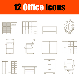 Image showing Office Icon Set