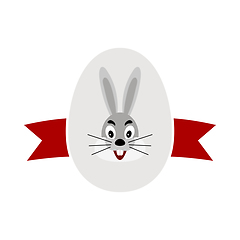 Image showing Easter Egg With Ribbon Icon