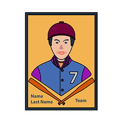 Image showing Baseball Card Icon