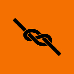 Image showing Alpinist Rope Knot Icon