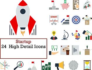 Image showing Startup Icon Set