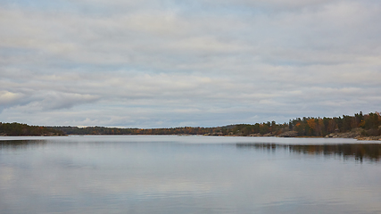 Image showing Baltic sea meets rocks in stockholm archipelago.