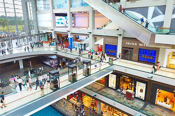 Image showing  Shopping mall Marina Bay Singapore