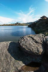 Image showing Beauty view on Kolyvan lake