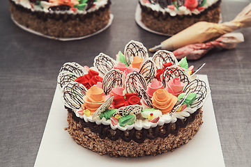 Image showing cakes on background