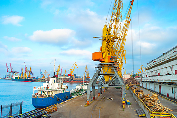 Image showing Odessa sea port, Ukraine