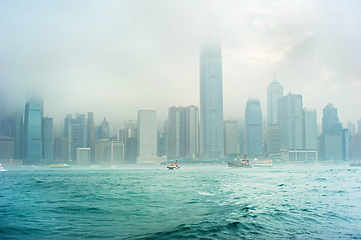 Image showing Rainy Hong Kong