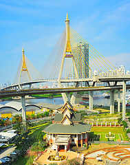 Image showing Bangkok Ring Road bridge