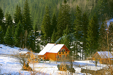 Image showing Carpathians Mountains home, Ukraine