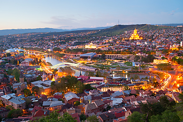 Image showing Tbilisi panorama, Georgia