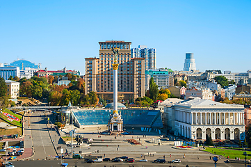 Image showing Independence Square front view, Ukraine