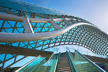 Image showing Peace bridge. Tbilisi, Georgia