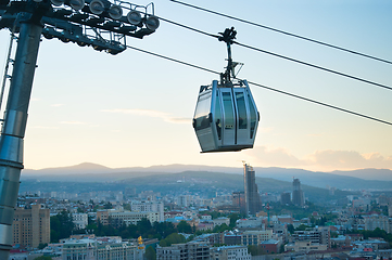 Image showing Funicular in Tbilisi, Georgia