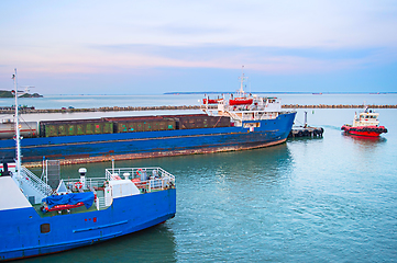 Image showing Industrial Crimea Port 