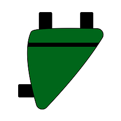 Image showing Bike Saddle Bag Icon