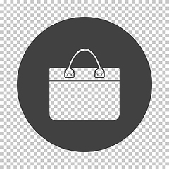 Image showing Business Woman Briefcase Icon