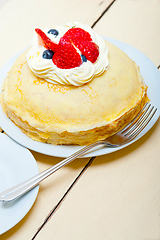 Image showing crepe pancake cake