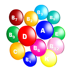 Image showing Vitamins