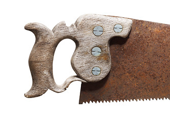 Image showing Old saw