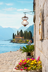 Image showing George Island near town Perast