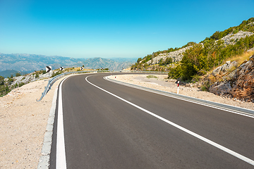 Image showing The image of mountain road