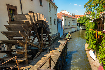 Image showing This is a wooden mill