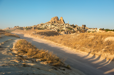 Image showing Uchisar castle in Nevsehir Province