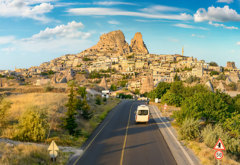 Image showing Uchisar castle in Turkey