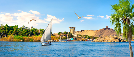 Image showing View of Aswan