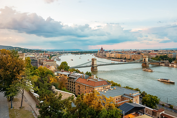 Image showing View of Budapest in autumn