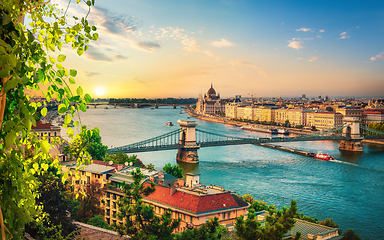 Image showing View of Budapest landmarks